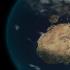 3D animated earth