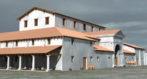 Neuss - Novaesium, Valetudinarium (Krankenhaus) im Legionslager.