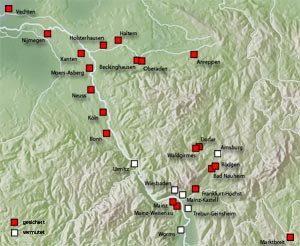 Augusteische Lager in Germanien.