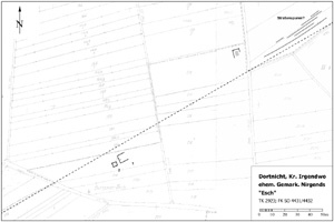 Entzerrtes Luftbild in verschiedenen Darstellungen.