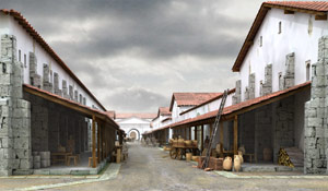 Neuss - Novaesium. Legionslager, Via Praetoria.